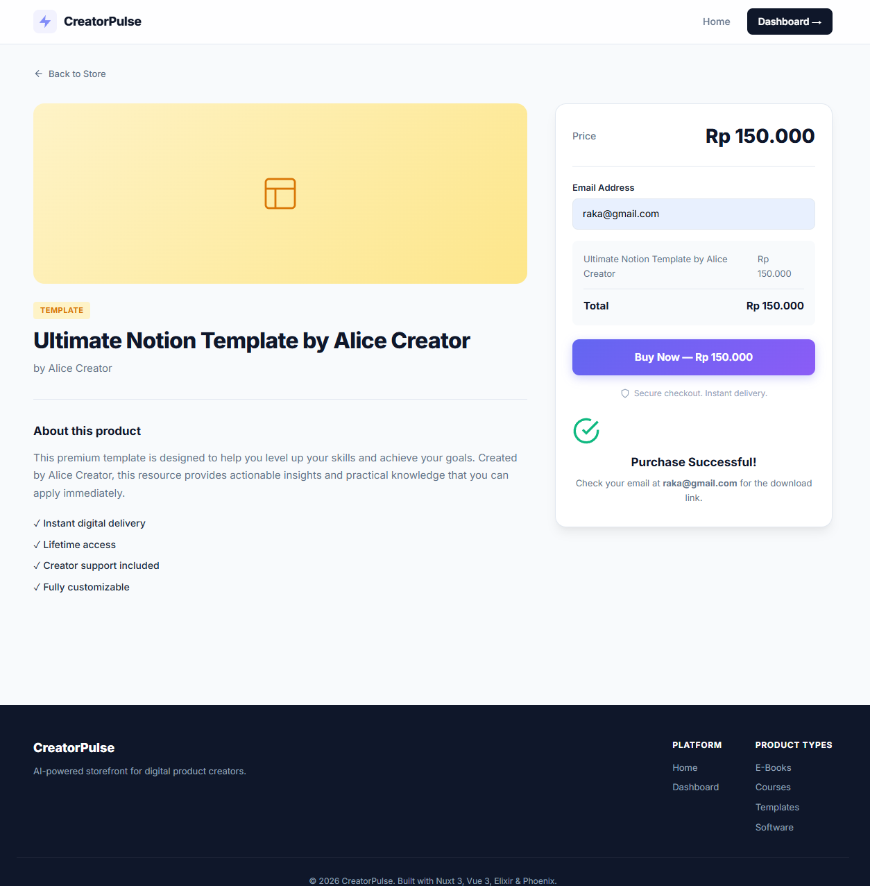 Checkout Flow UI